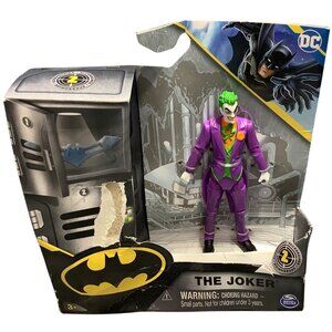 DC The Joker Action Figure 2023 Batman Villian Spin Master Comics 3.75"